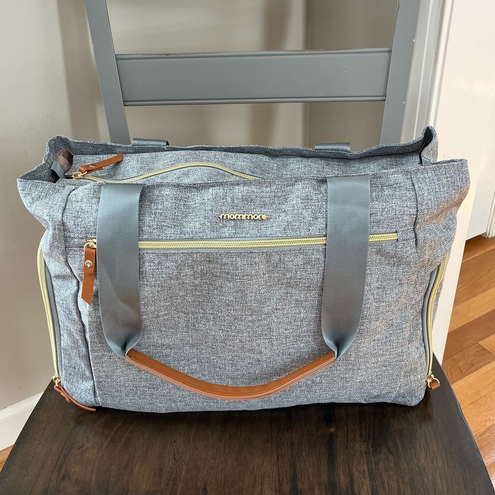 Mommore Gray Breast Pump Bag